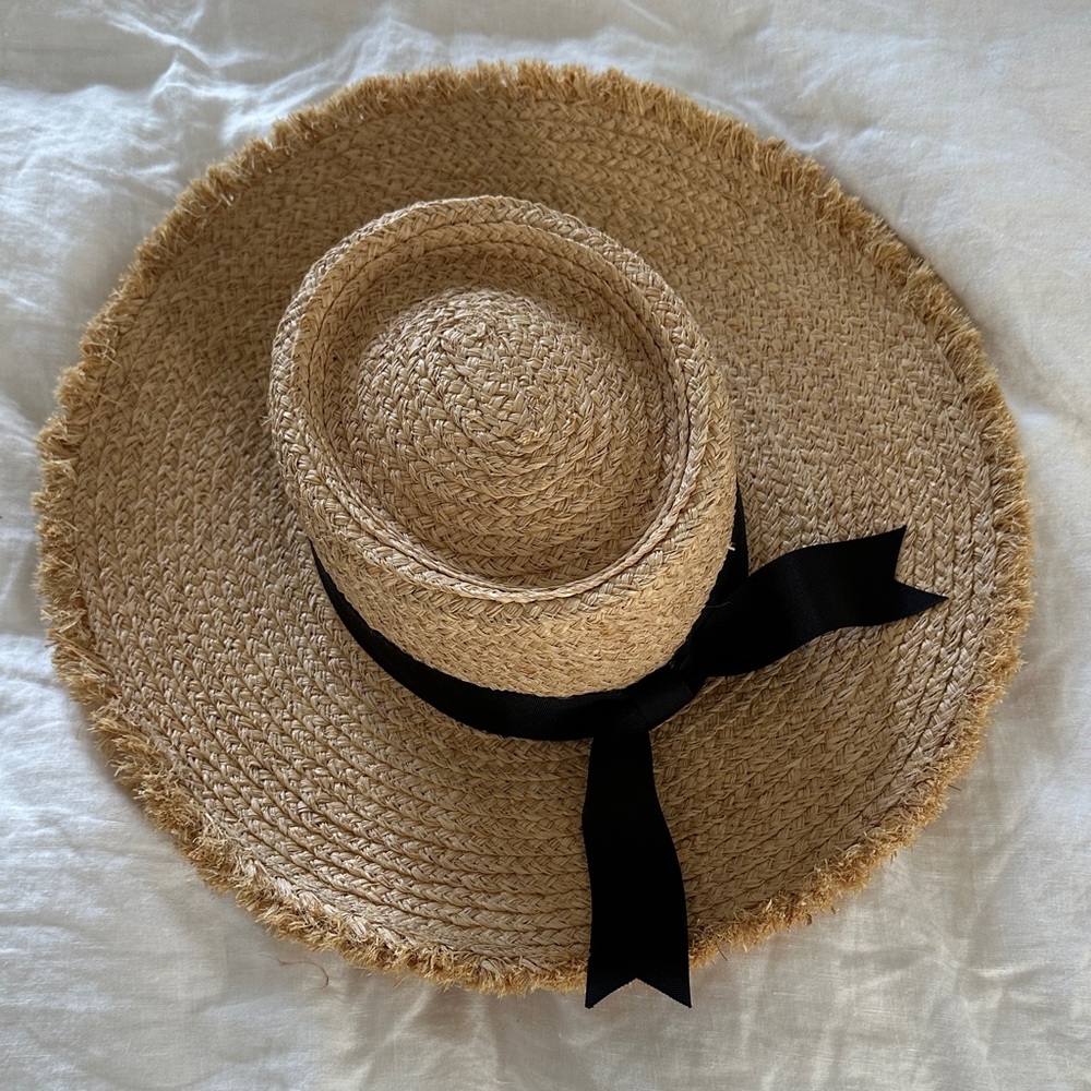 Lack Of Color Natural Straw Hat
